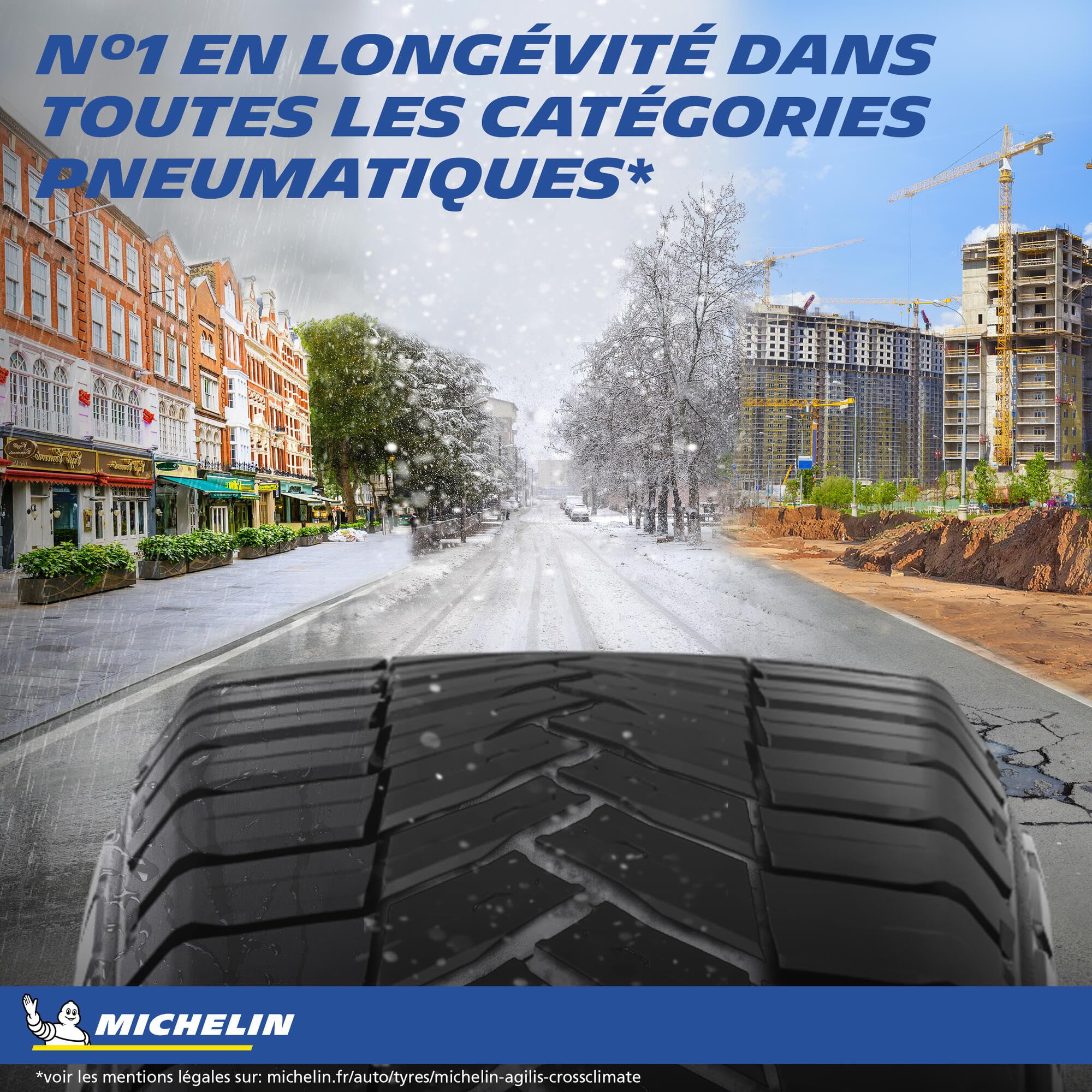 Michelin 225/65 R16–65/225/R16 112r – C/A/73db – Pneus toutes saisons (Camion léger)