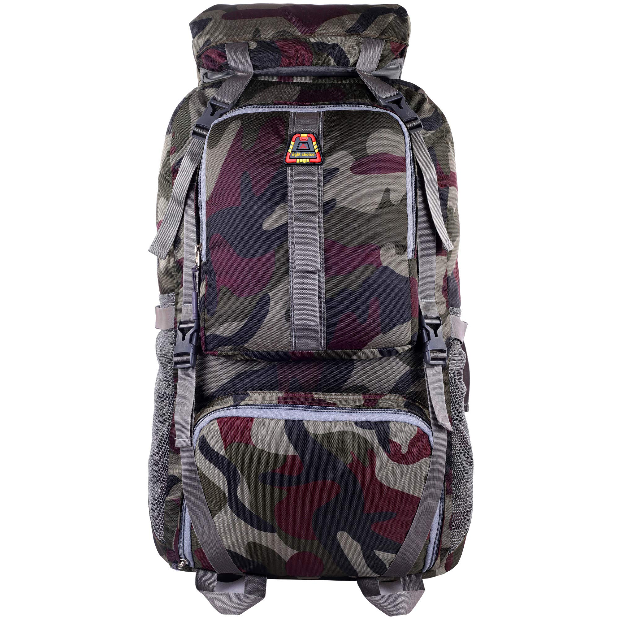 stylish travel rucksack bags for backpack sport camping hiking tracking travel bags luggage tracking bags for men &women tour bags rucksack bags 72 liter (militry colour)