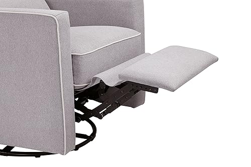 Miniatura 9 de Silla reclinable DaVinci Piper tapizado de uso general con vivos color crema gris Cream, Dark Gray, Gray With Cream Piping, Azul marino/flor y brillo