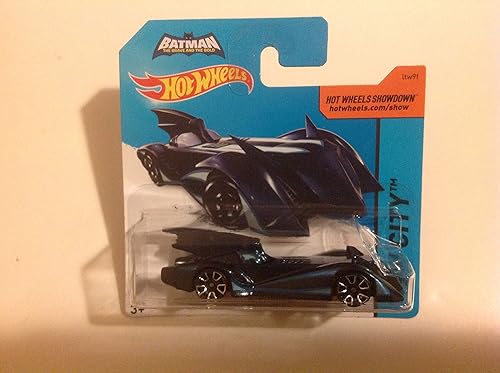 Hot Wheels - Tarjeta corta Hw City Brave And The Bold Batmobile Azul #63250