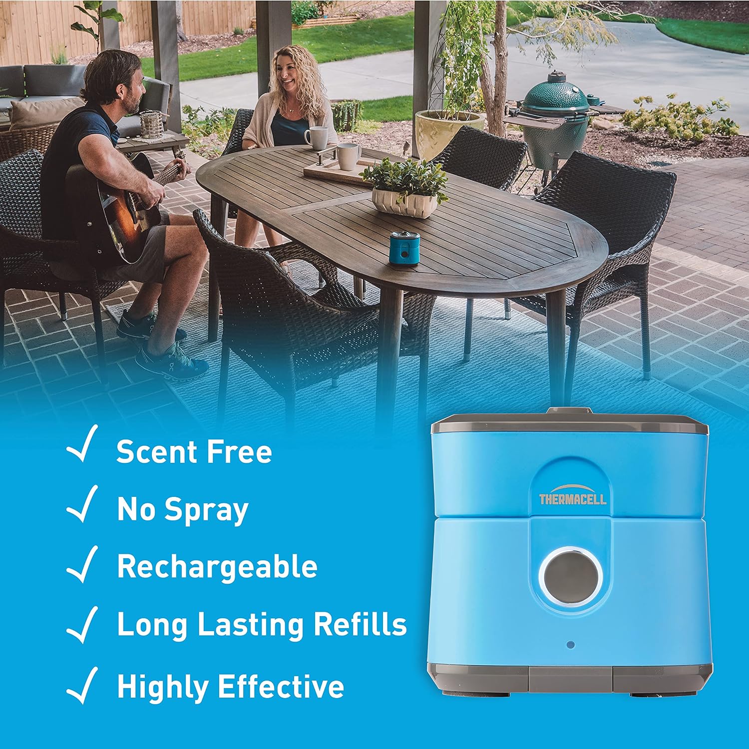 Buy Thermacell Radius Zone Mosquito Repellent, Gen 2.0, Rechargeable;  Includes 12 Hr Mosquito Repellent Refill; No Candle or Flame, Easy to Use &  Long Lasting Bug Spray/DEET Alternative Online in Ukraine. B07PPPW8JZ
