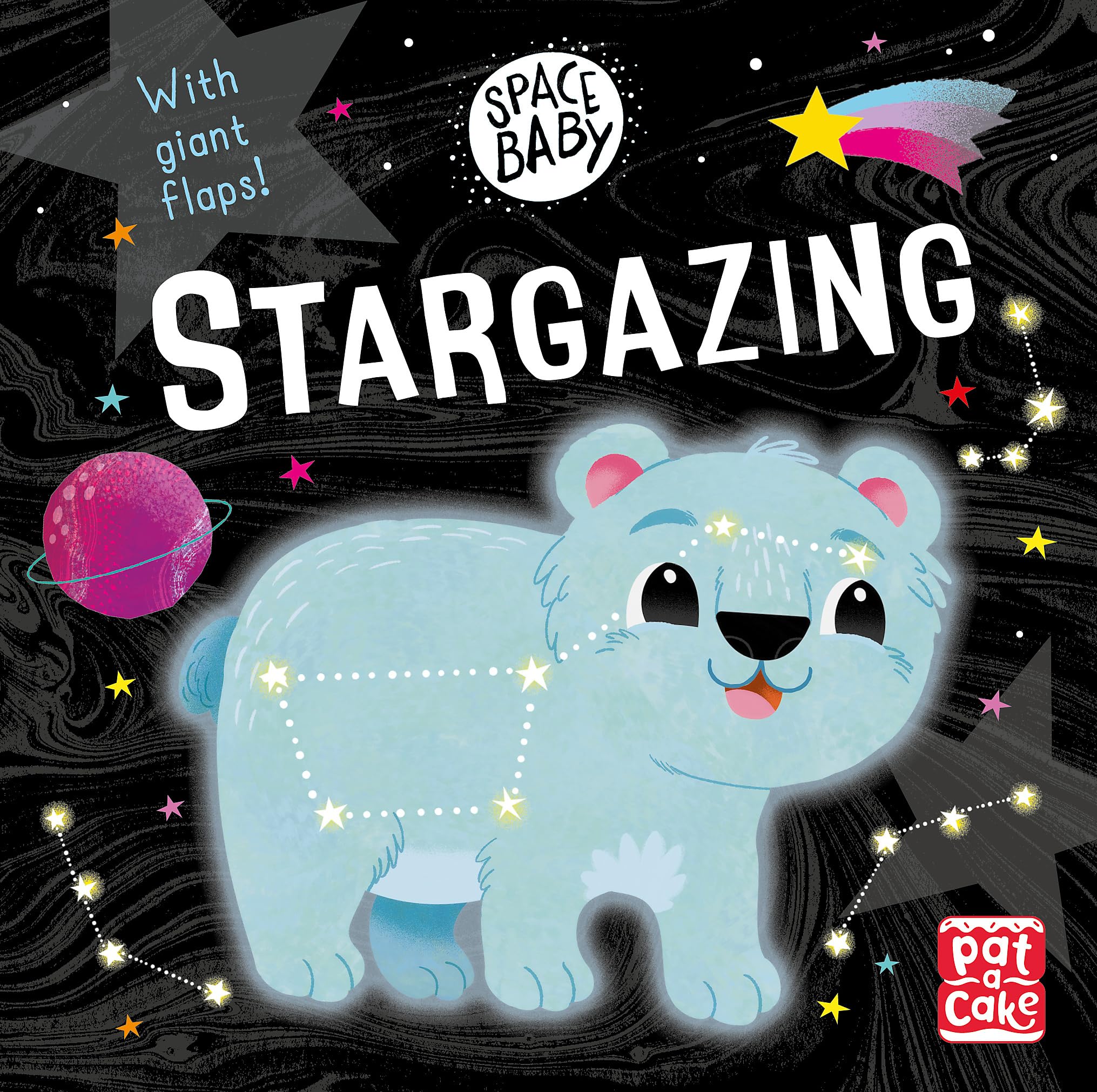 Stargazing: A board book with giant touch-and-feel flaps! (Space Baby)