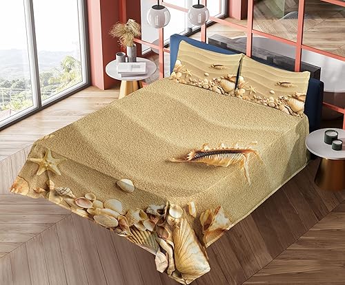 Vista 179 de Lunarable Sábana encimera de mapa del mundo, collage antiguo de mapas del Atlas antiguos, estampado vintage del grupo de civilización, suave y Beige