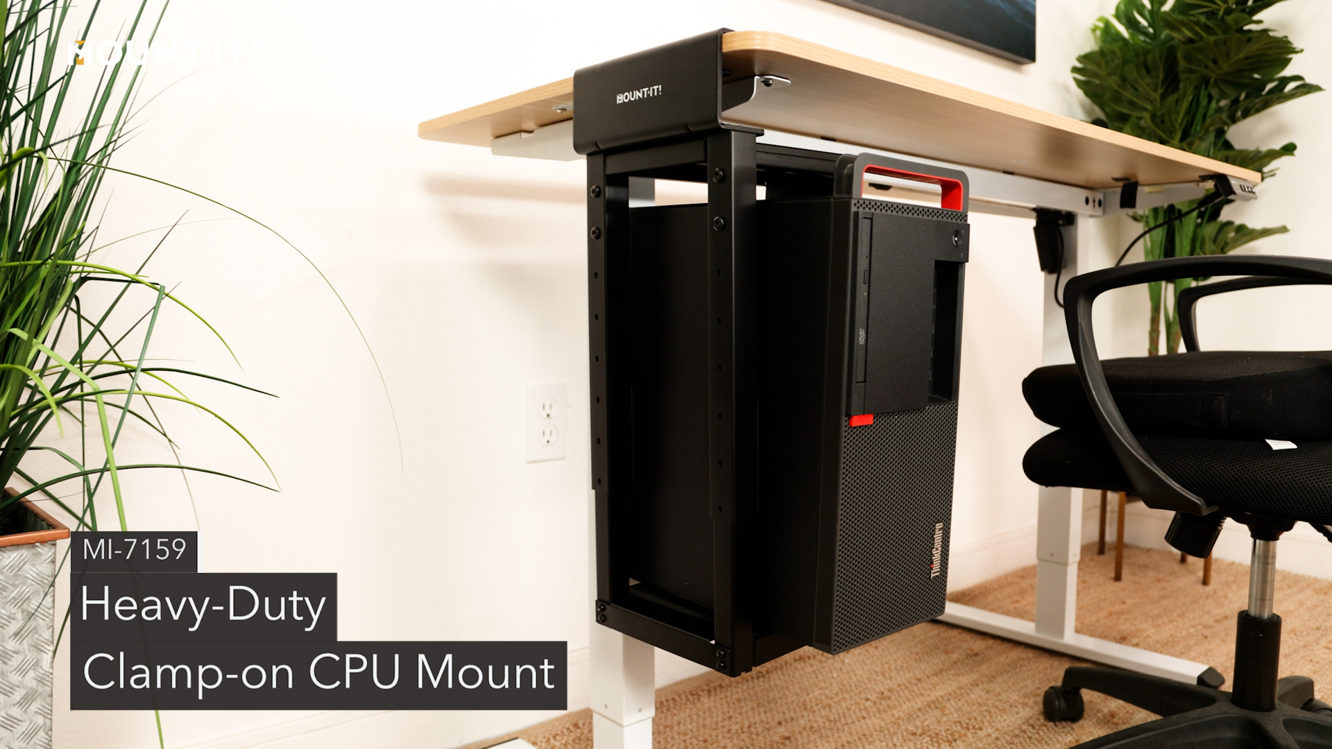 Amazon.com: Mount-It! CPU Under Desk Mount Bracket - Computer