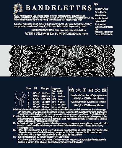 Miniatura 10 de Bandelettes Bandas elásticas patentadas originales para muslos que evitan rozaduras en los muslos