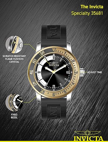 Miniatura 4 de Invicta Men's Specialty Silicone Quartz Watch