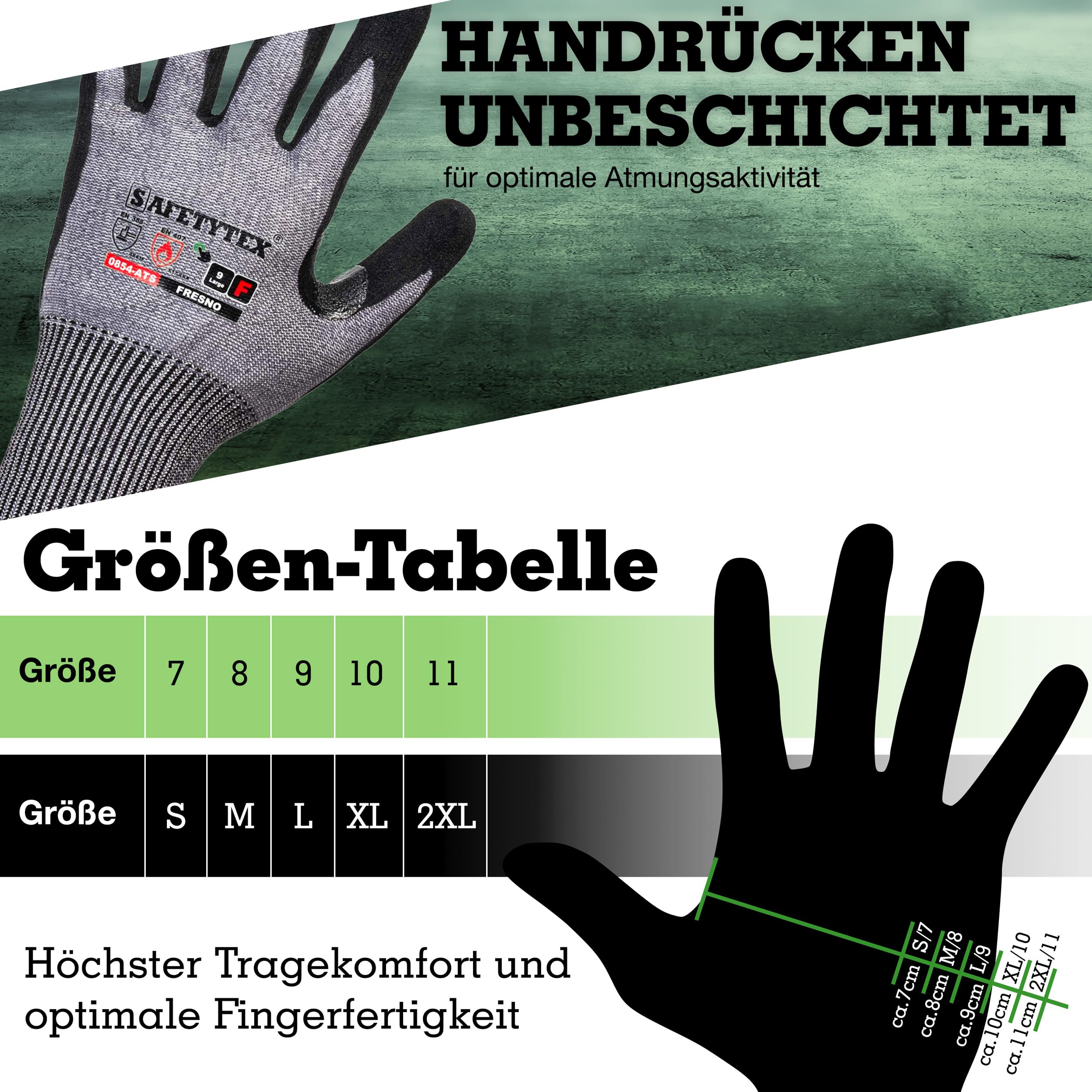 schnittschutzklassen handschuhe tabelle Safetytex Schnittschutzhandschuhe Level F Nitrilschaum (Gr.7, 1 Paar) bei Günstiger Preis Herstellerfarbe:Matte Black Vivid Green Faltgarage Für Fahrradanhänger – 24 Zoll Fahrrad mit Aluminiumrahmen