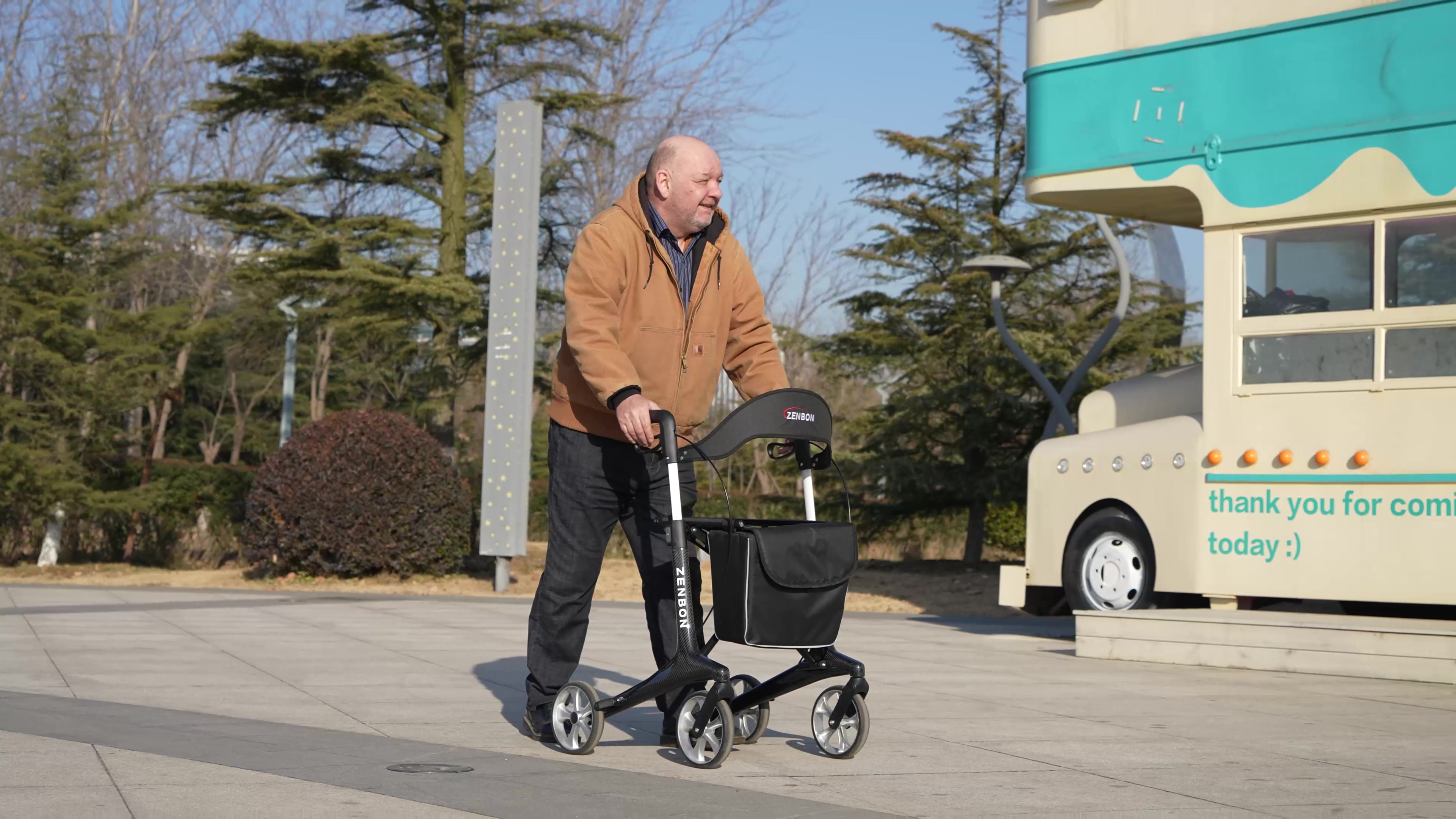 Amazon.com: Rollator Walker for Seniors/Adults Foldable Rolling