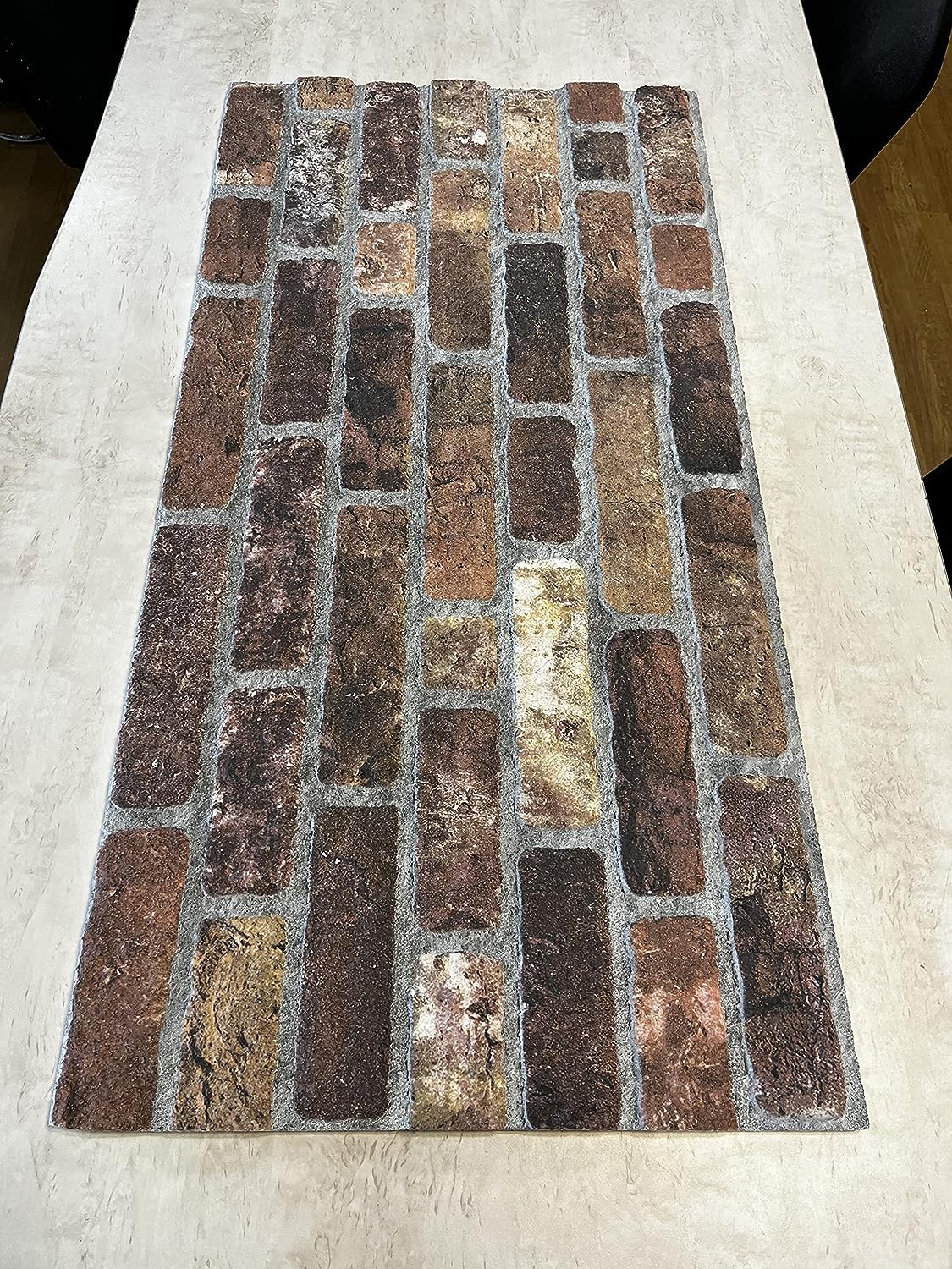 Grace Baltic, pannelli da parete 3D effetto mattone, rivestimento in pietra, rivestimento in polistirolo, per soggiorno, cucina, bagno, balcone, camera da letto, retro del bancone e teras (689-004)x5
