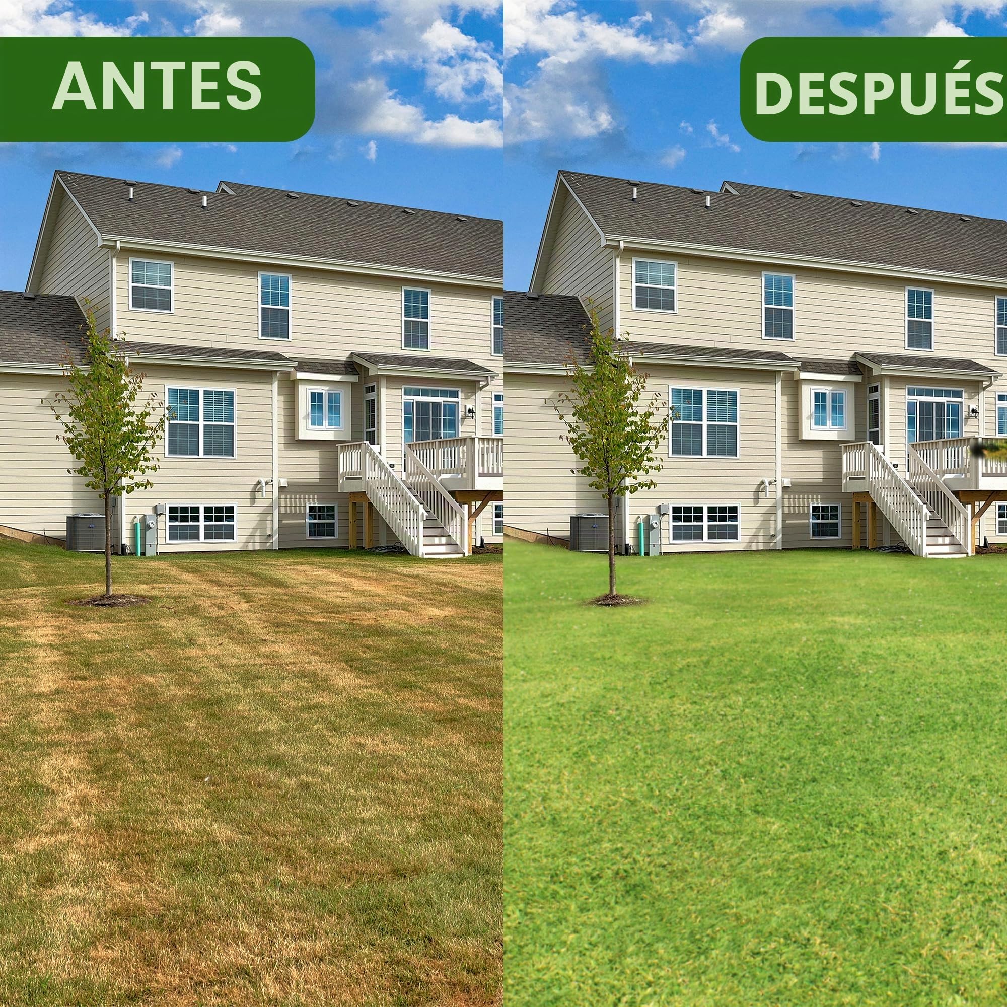 Deecam Aireador Cesped, aireador de césped para aflojar el Suelo y airear terrazas, Herramientas de aireación de césped premontadas para Patio, ventilación de césped, Herramientas de jardín