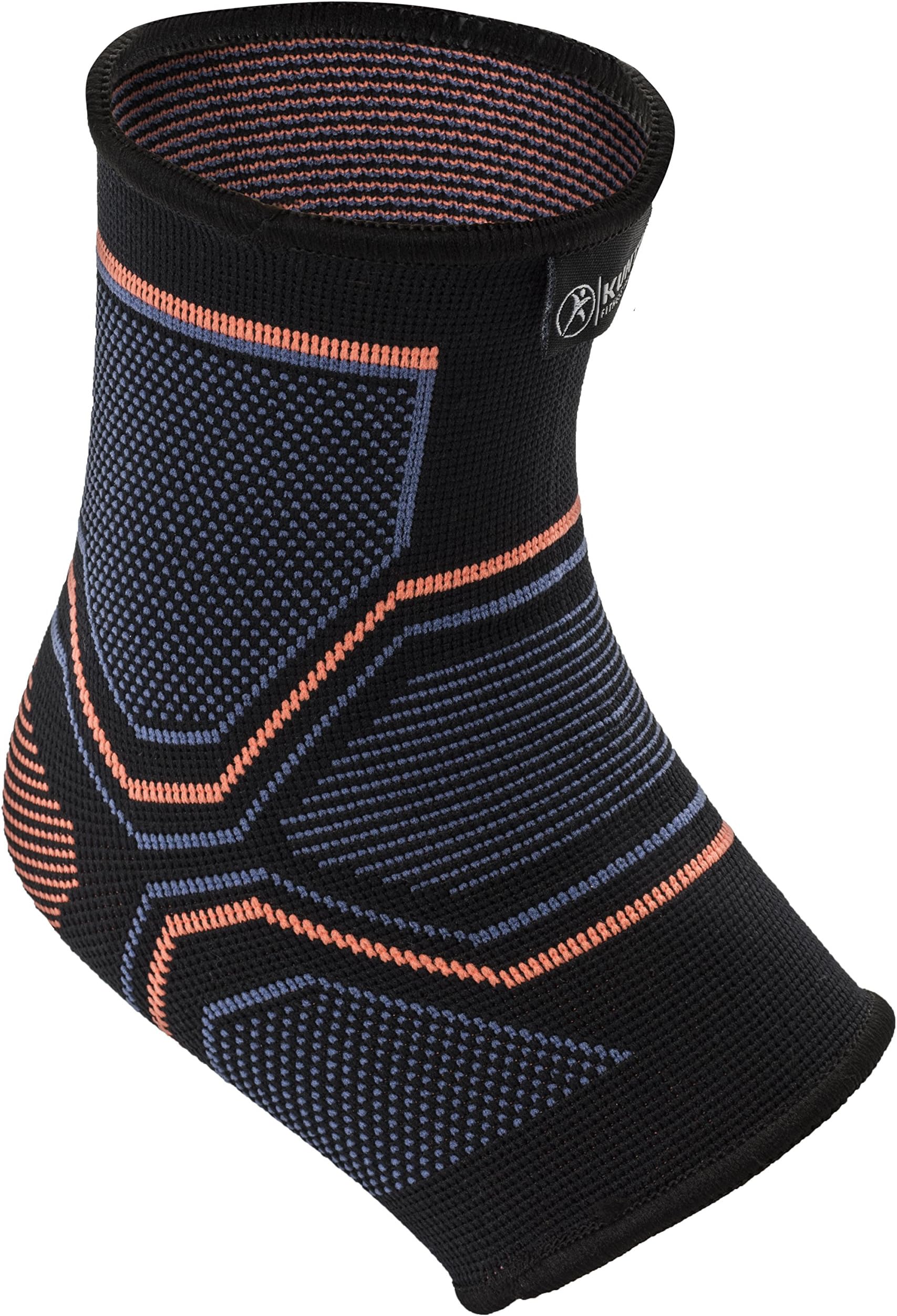 Kunto Fitness Ankle Brace Compression Support Sleeve for Injury Recovery, Joint Pain, Swelling, Plantar Fasciitis & Achilles Tendon - Superior Arch Support Foot Socks for Any Activity! (Large)