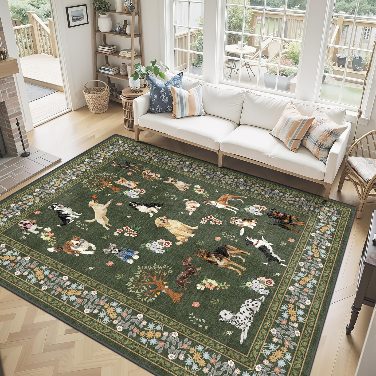 Babovid Dog Themed Rug