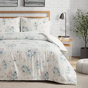 Lucky Brand Clarie Floral Comforter Set - Twin/Twin XL Size - 2 Piece Luxurious Bedding Ensemble