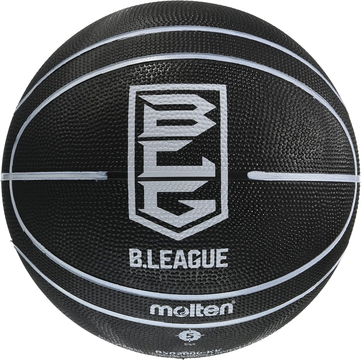 B5B2000-KK Baloncesto para Estudiantes de Escuela Primaria, Baloncesto N° 5 Pelota B-League, Negro x Negro