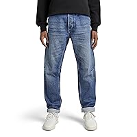 G-STAR Uomo Grip 3D Relaxed Tapered Jeans, Blu (faded harbor D19928)