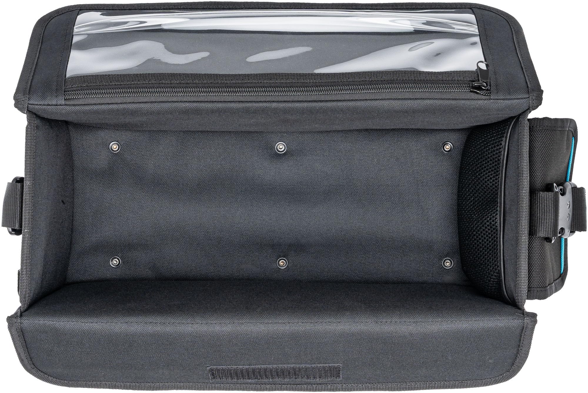HAZET bolsa de herramientas universal 191T-5L, pequeña, vacía, 450 x 180 x 200 mm, con base robusta, bolsillo interior con cremallera, compacta, para taller y en movimiento