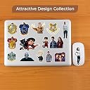 FlyBuy HUB Aesthetic Harry Potter Vinyl Journal Stickers for Phone Case, Laptop, Notebook, Dairy, Water Bottle,Etc Self-Adhesive Set of 50 Glossy and Waterproof (Harry Potterwall, 23 Cm, 30 Cms) gallery image