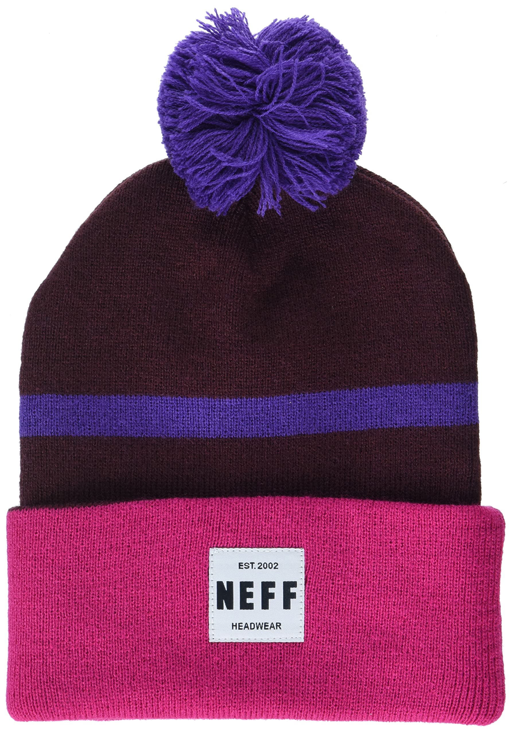 NEFFmens Lawrence Stripe Pom Beanie Beanie Hat (pack of 1)