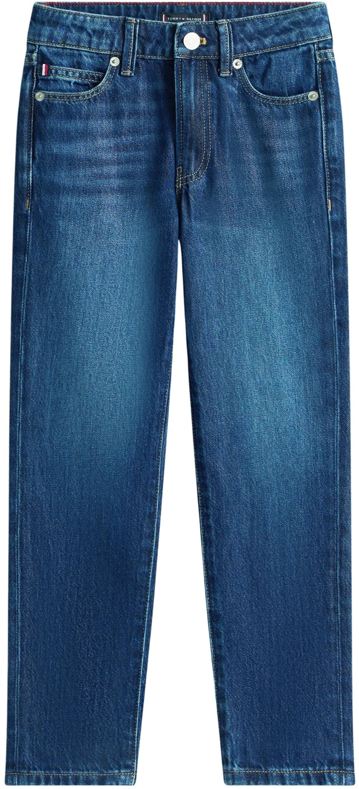 Tommy Hilfiger Straight Dark Blue Jeans Kb0kb10399 - Jeans Niños