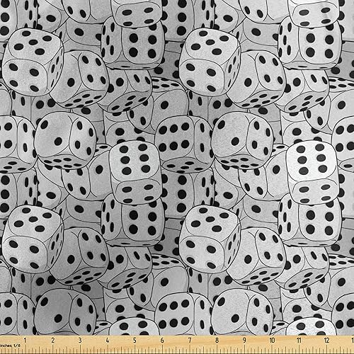 Miniatura 39 de Lunarable Tela suculenta de The Yard, flores en acuarela estilo pintura coloridas flores de primavera tema de jardinería, tela de microfibra