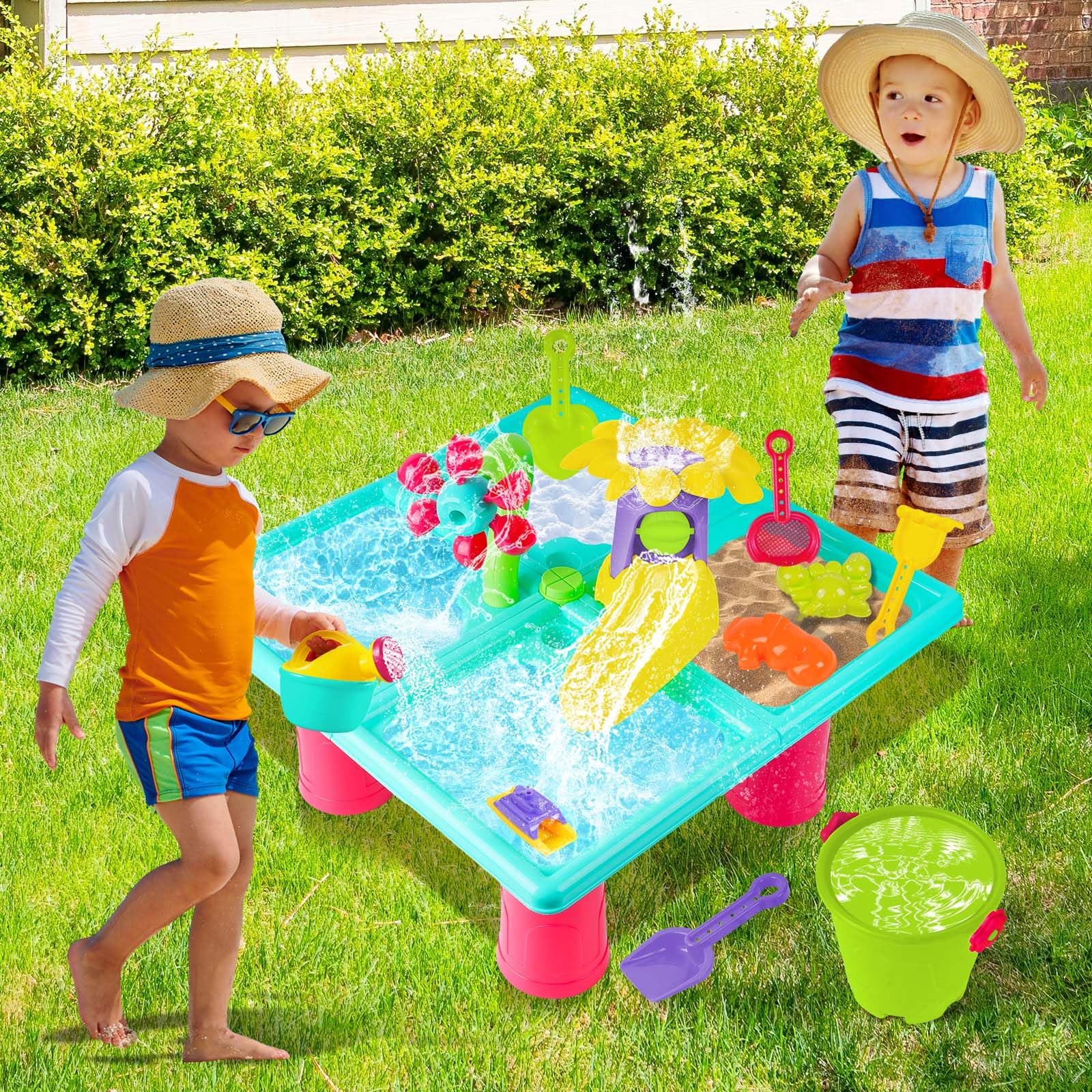 Water Table For Toddlers 1-3 Kids Sand And Water Table Toys For