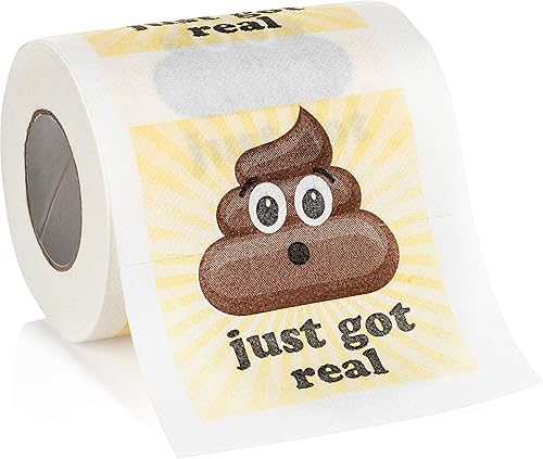 Divertido papel higiénico novedoso - Divertida idea de regalo de elefante blanco, regalo de Navidad o regalo de broma