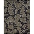 Gertmenian Indoor/Outdoor Kona Coast by Reyn Spooner Rug - 6x9 Medium, Stain & UV Resistant, Ideal for Deck, Patio, Poolside Rooms - Turtle Geometric, Navy Blue, 46659