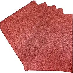 Folha de Lixa Grão 80 para Massa, Madeira, Gesso, Tinta e Reboco – Kit com 5 Folhas | Lixa Intermediária para Desbaste Moderado, Nivelamento e Preparação da Superfície