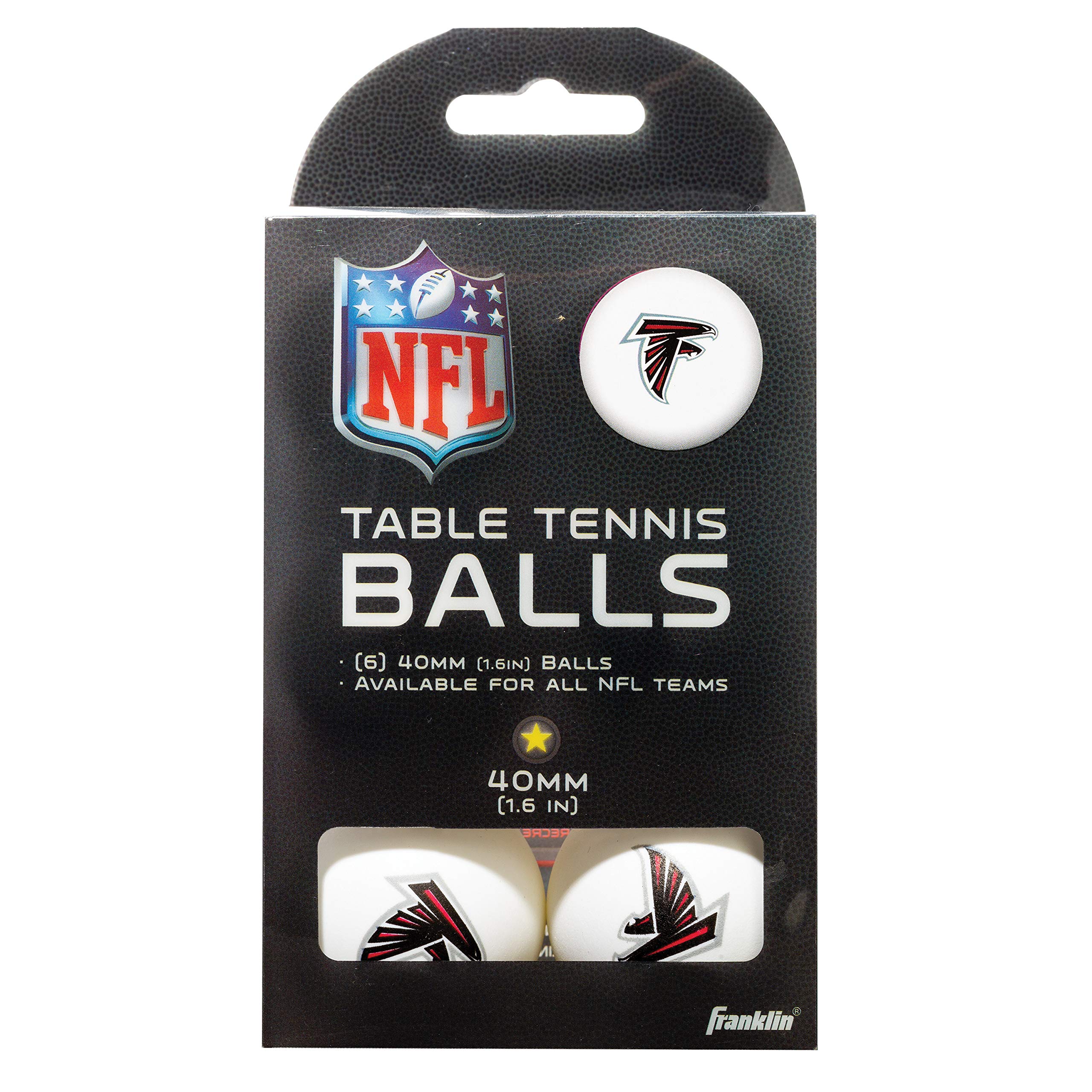 Licensed Table Tennis Balls - NFL Table Tennis Balls - Official Team Logos and Colors - F…