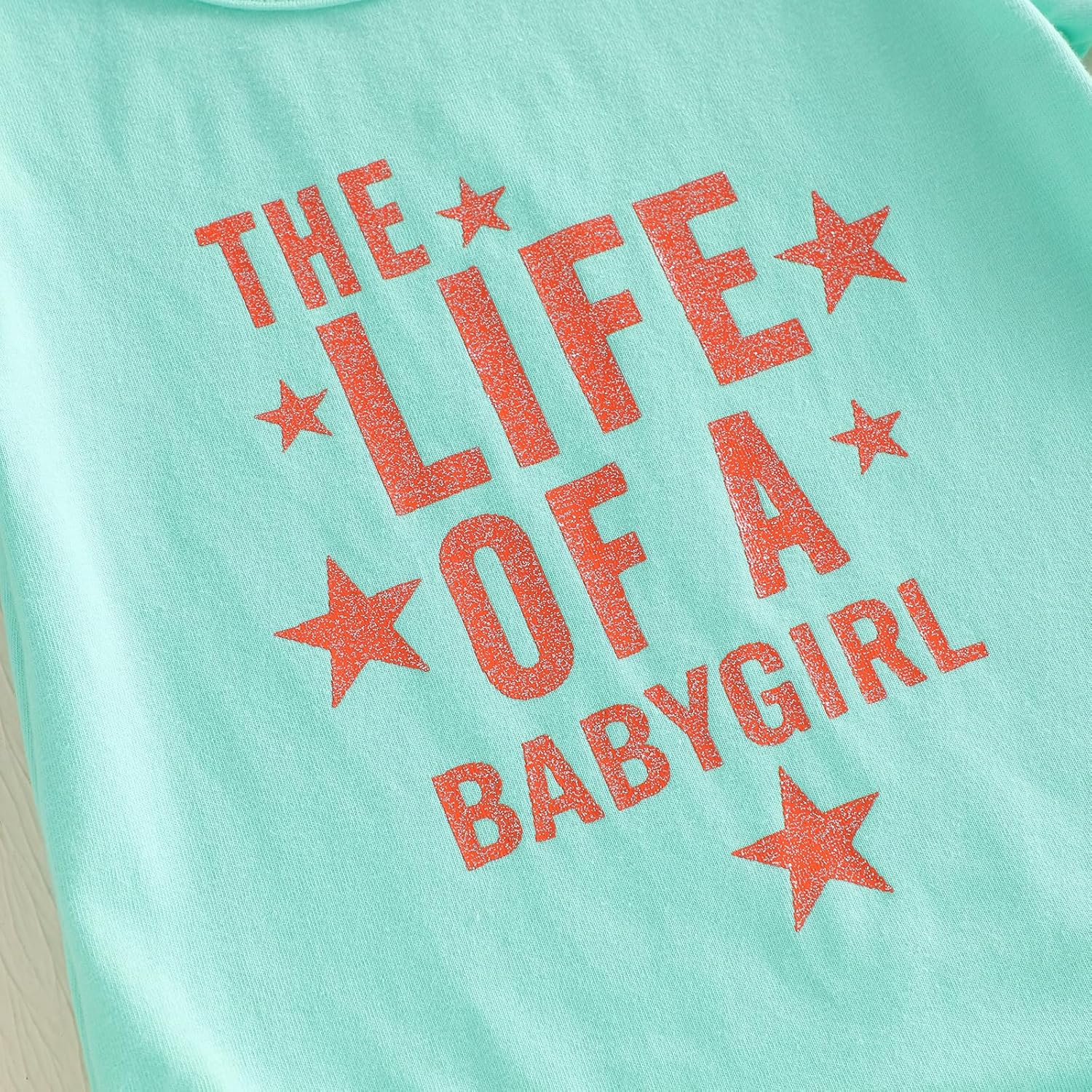 Newborn Baby Girl Outfits The Life Of A Baby Girl Short Sleeve Bubble Romper Shirt Oversized Bodysuit Summer Clothes - Image 5