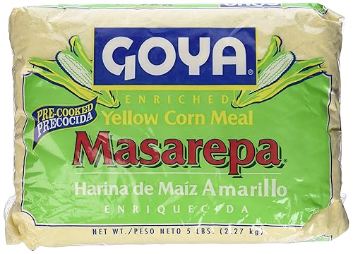 Goya Alimentos Harina de maíz amarillo (Masarepa), 5 libras