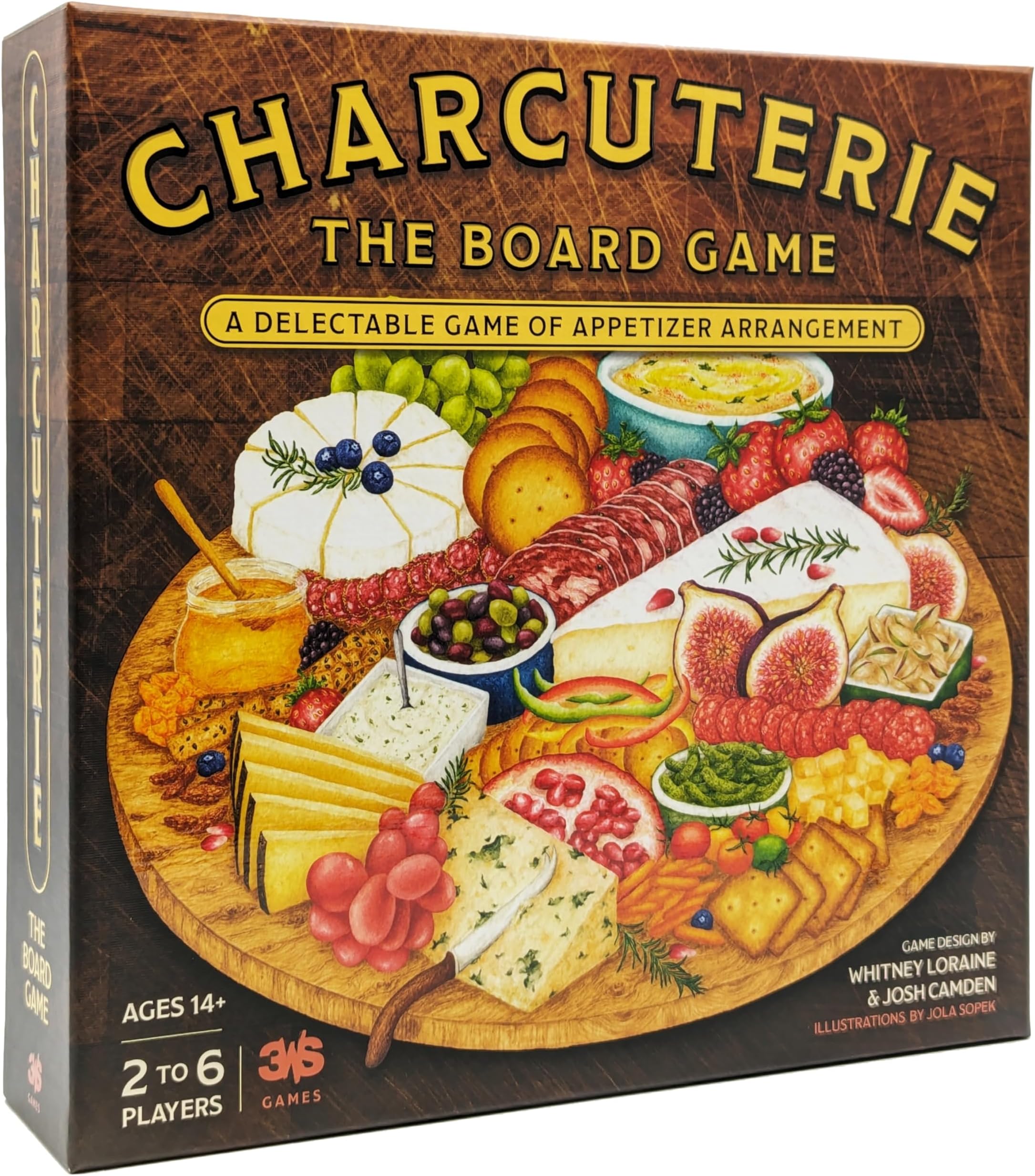 Charcuterie: The Board Game by Th3rd World Studios, Strategy Board Game, for 2 to 6 Players and Ages 14+