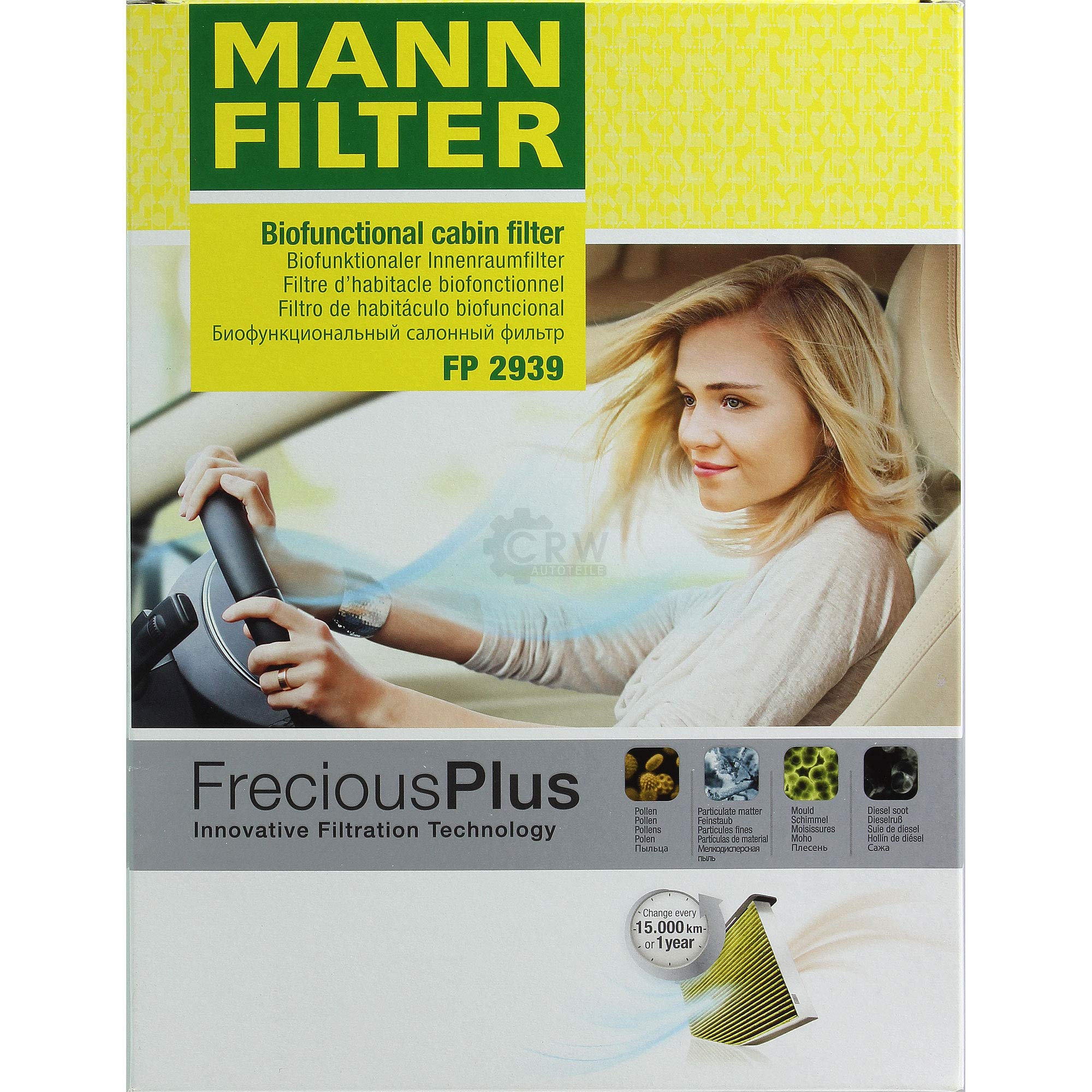 Pacchetto di ispezione pacchetto di manutenzione filtro con 5 l 0W-30 olio motore LongLife 3 FE, filtro dell'olio, filtro dell'aria abitacolo (carbone attivo) vite di scarico dell'olio