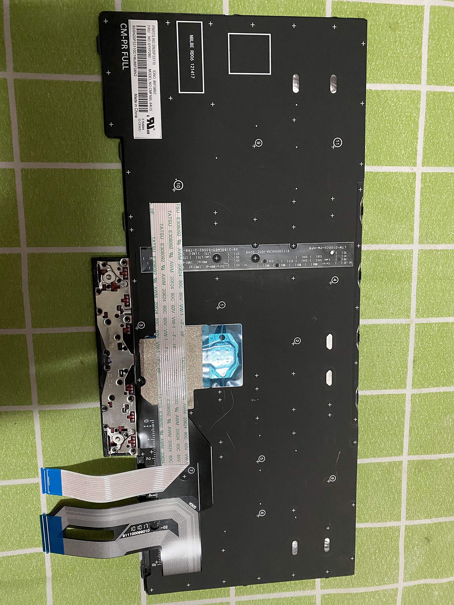 Amazon.co.jp: US Layout 交換用キーボード Lenovo ThinkPad E480 E485 