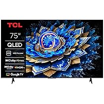 TCL 75T69C 75” QLED 60HZ 4K HDR, Google TV, Smart TV (Dolby Vision & Atmos, Motion clarity, compatibile con Google Assistant & Alexa), 2025