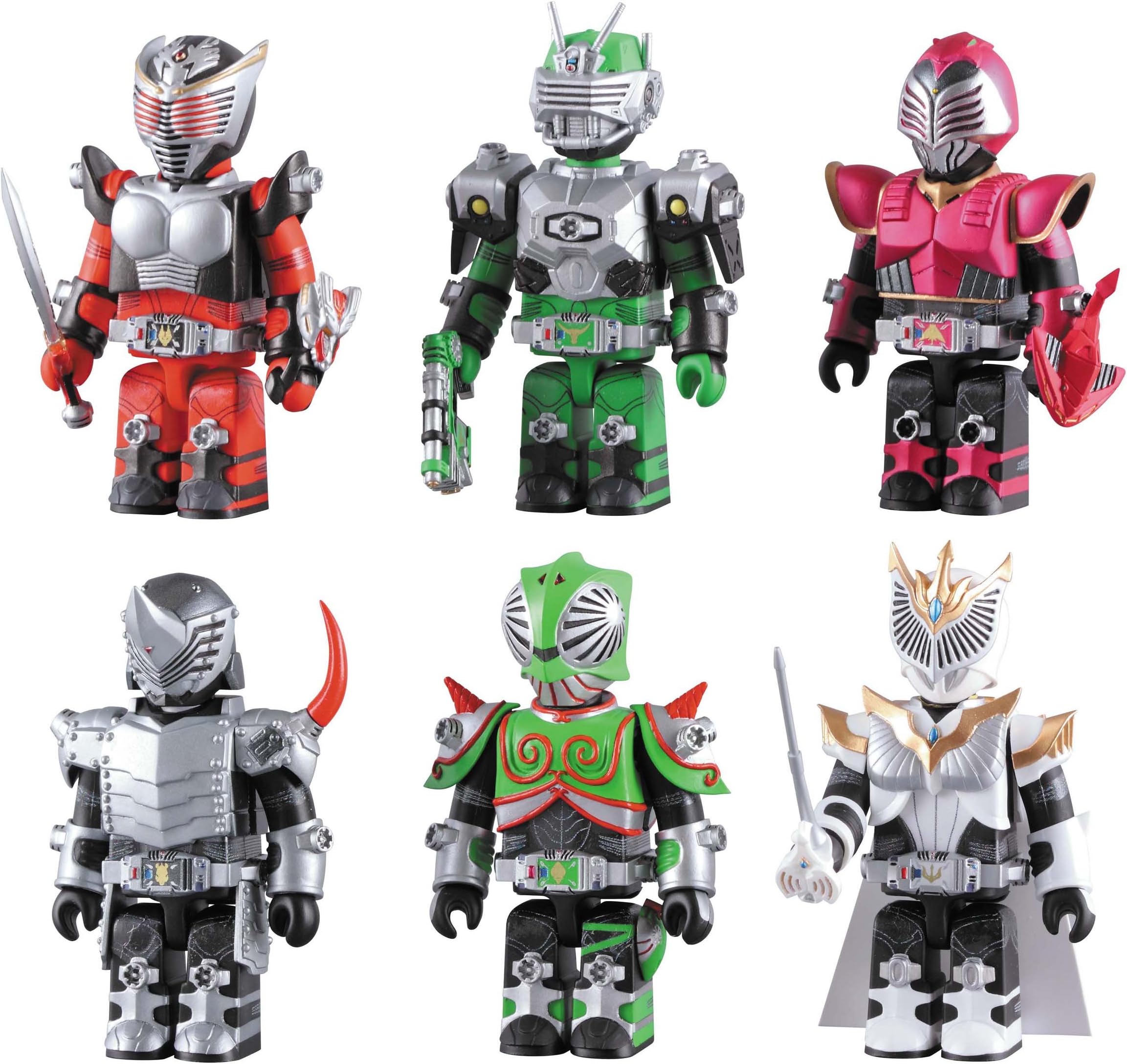 Kamen Rider Dragon Knight Kubrick Set