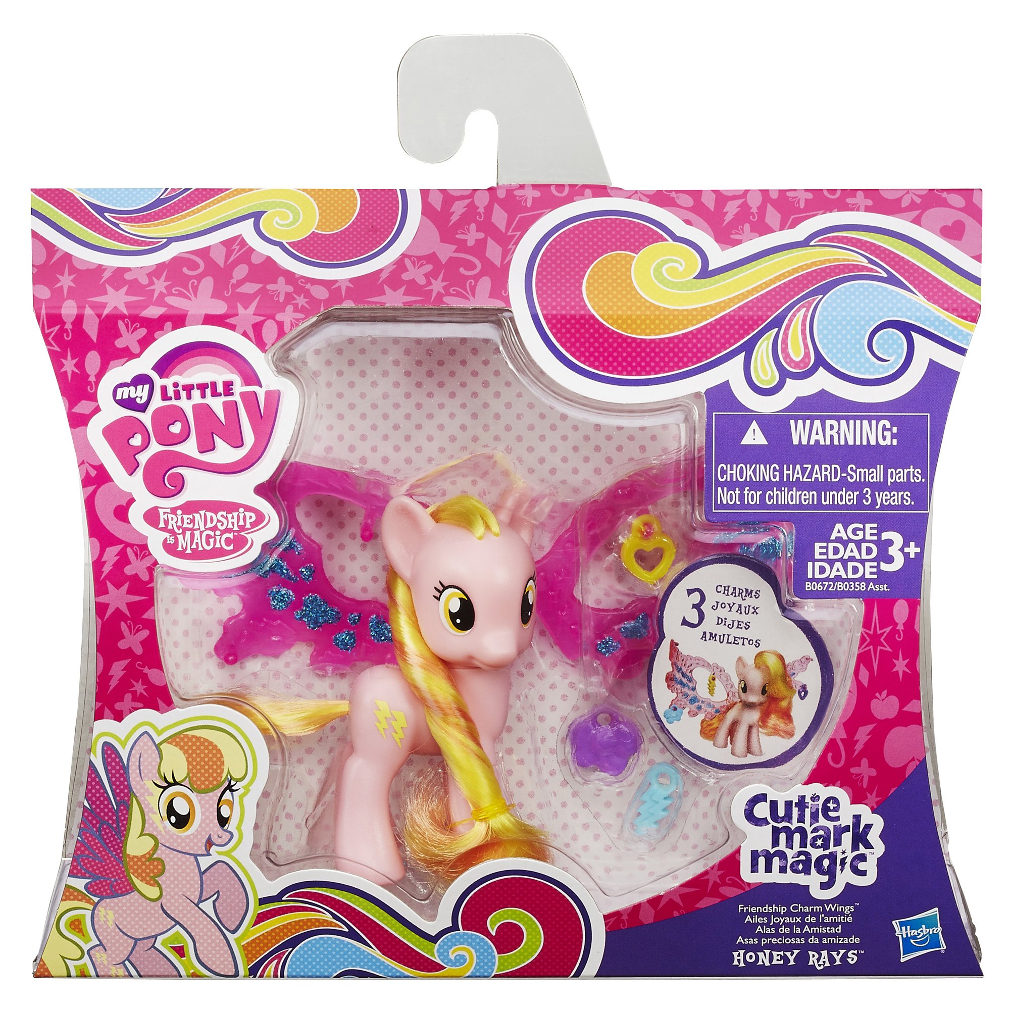 My Little Pony Cutie Mark Magic Friendship Charm Wings Honey Rays