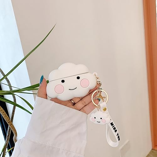 Miniatura 3 de HENJI Funda de PVC para Beats Studio Buds, funda protectora de cuerpo completo de dibujos animados 3D con llavero, funda protectora de auriculares