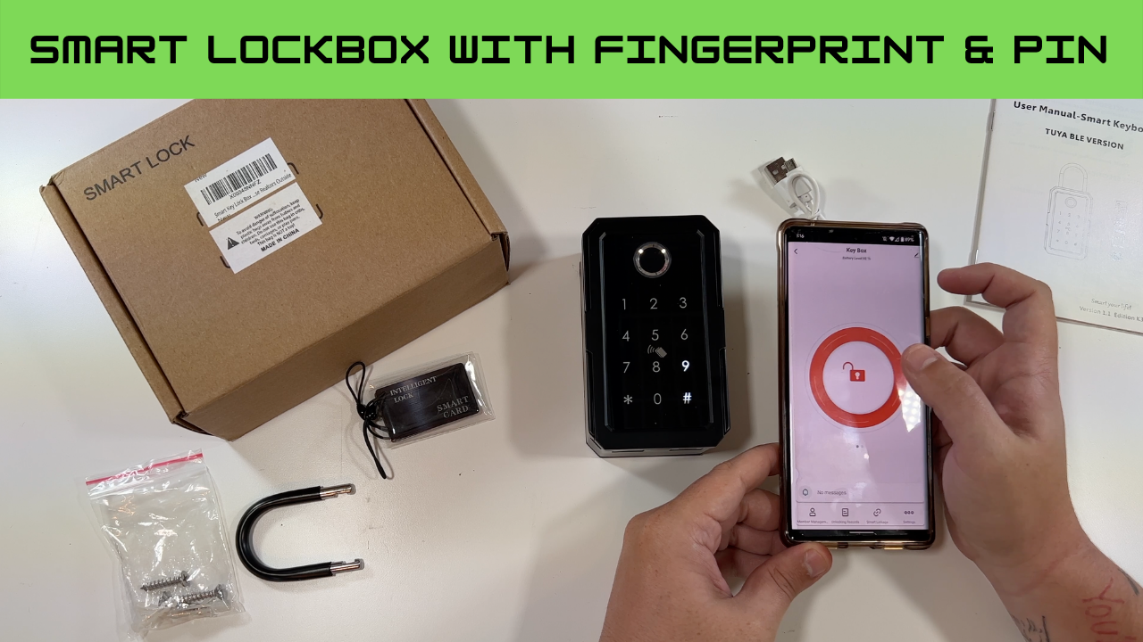 Watch Teglu Smart Lock Box Unboxing and Setup on Amazon Live