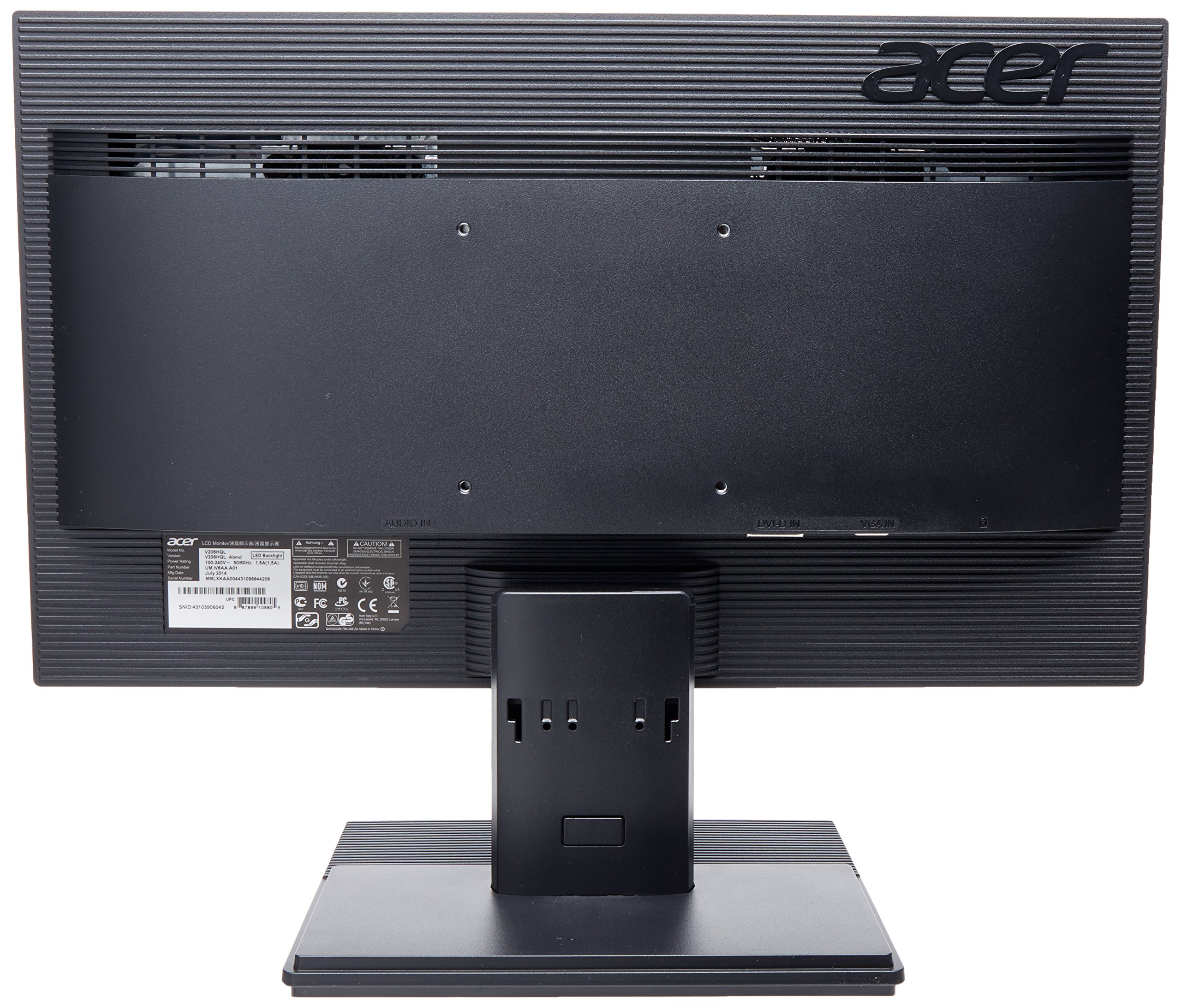 Amazon.com: Acer V206HQ UM.IV6AA.A01 20-Inch Screen LED-lit