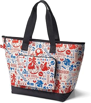 Amazon Co Jp 折りたたみトートバッグ スーパーマリオ オリジナルトラベル柄 シューズ バッグ