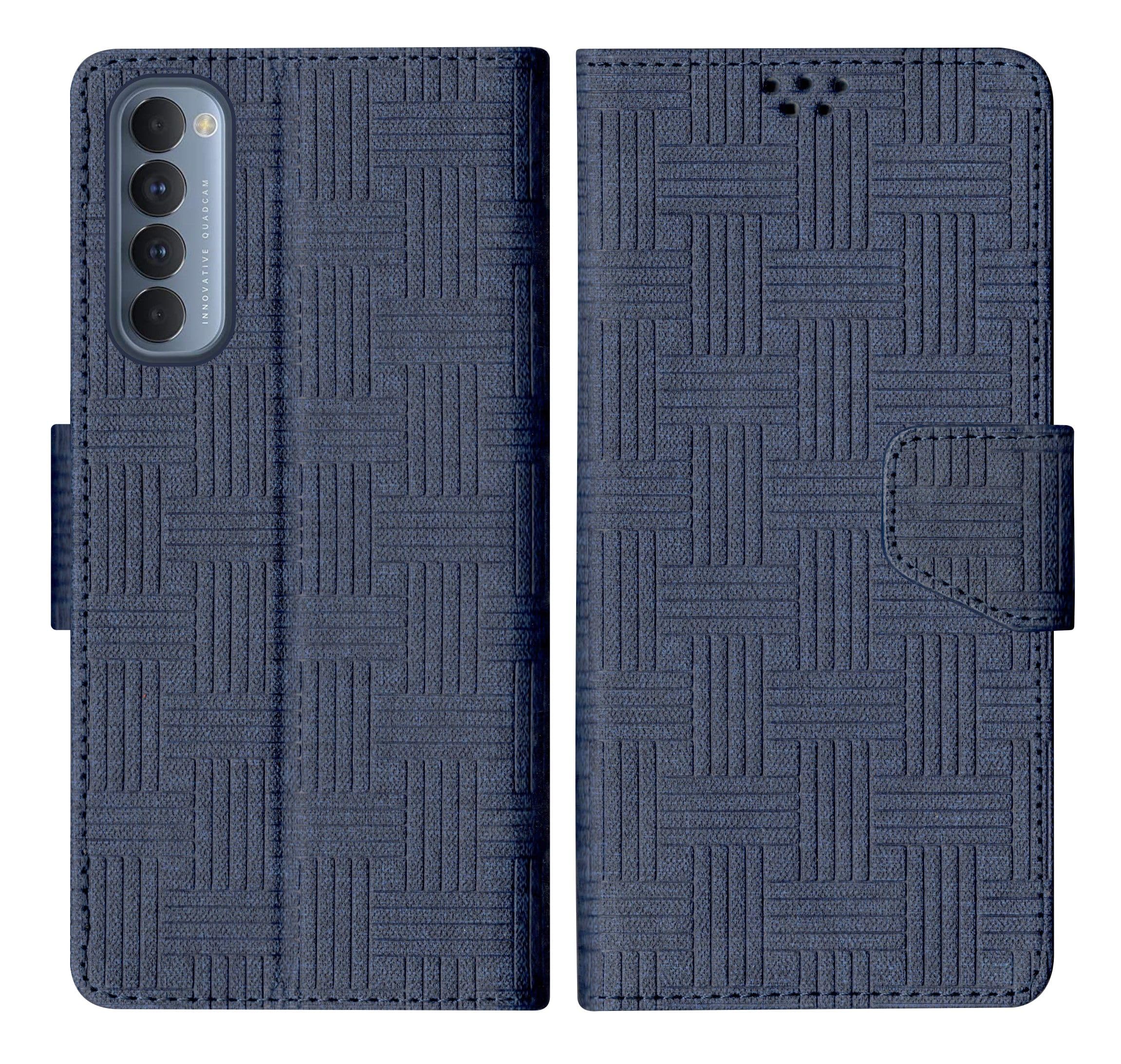 SBMS Oppo Reno 4 Pro/Oppo Reno4 Pro Flip Cover Back Cover Case with Magnatic Closure | Inbuilt Stand | Card & Money Pocket (Mat Blue) (B0CCMKSJGJ) Amazon Price History, Amazon Price Tracker
