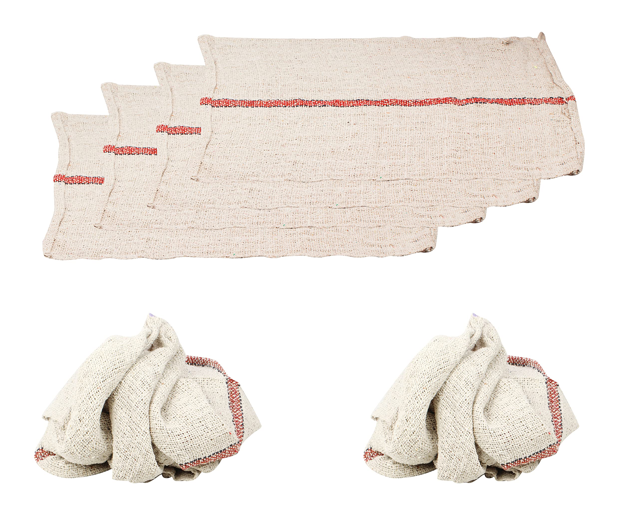 RAA Traders Cotton Floor Cleaning Cloth for Home & Kitchen Cleaning | Floor Mop Cotton Cloth | Large Size 24.4 x 24.4 Inch | Pochha for Home Pack of 6 Pcs (B09SD8R816) Amazon Price History, Amazon Price Tracker