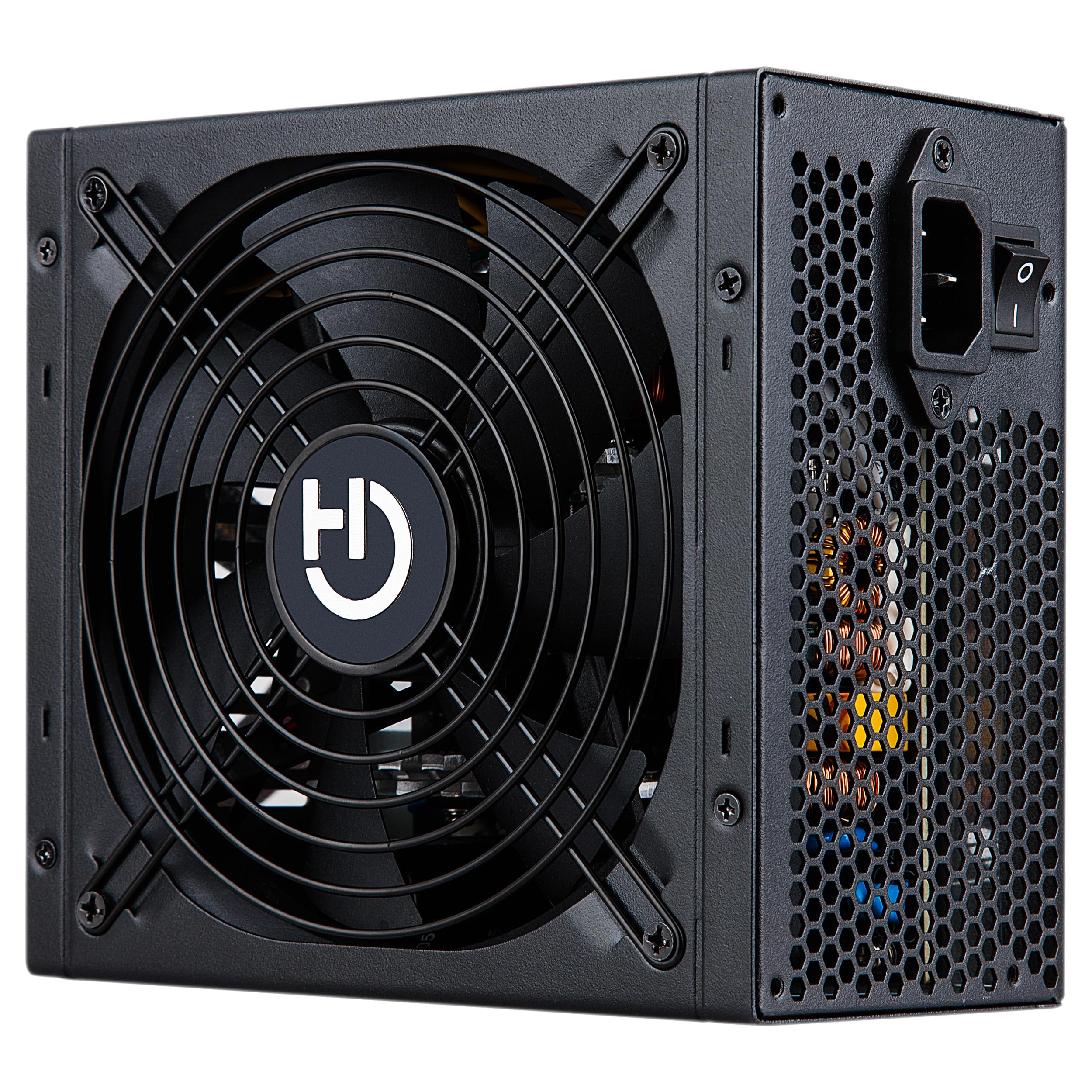 Hiditec | Alimentatore PC BZ650w | Alimentatore per PC Gamer Box | PC silenzioso | per laptop e desktop | Formato ATX | 80 Plus Bronze