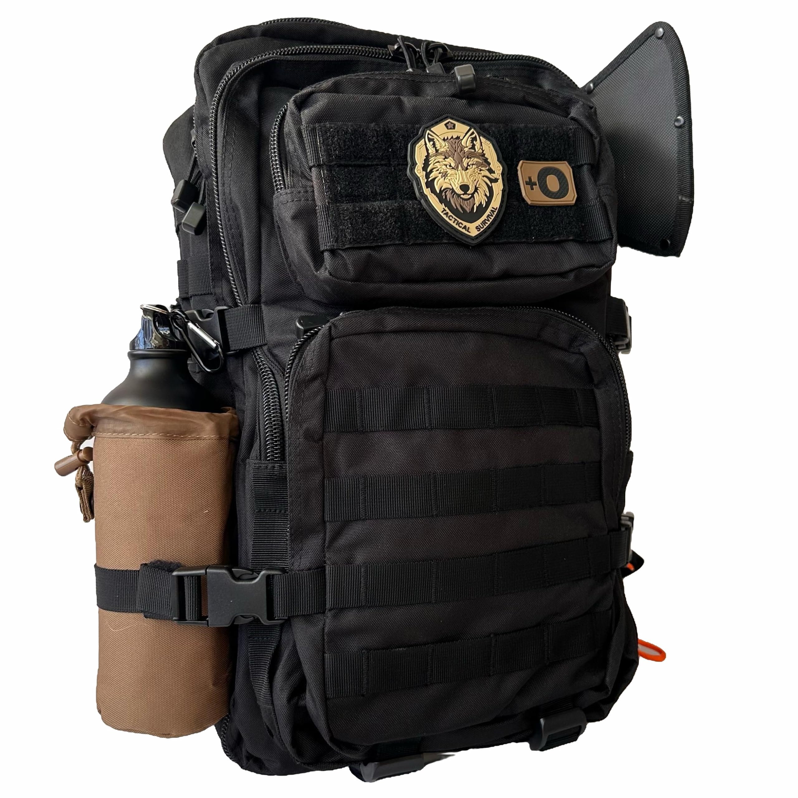 Mochila de Supervivencia 72H con Radio EMERGENCIAS - Kit EMERGENCIAS para 72 Horas (1 Persona) 142 Piezas