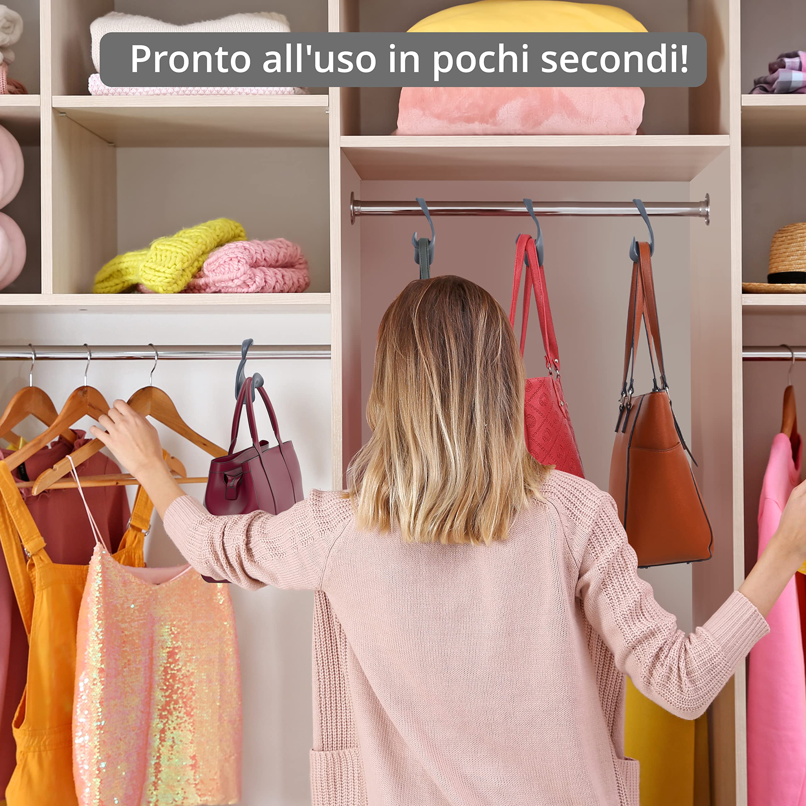 Armadio Gancio Portaborse Di Plastica Ganci Per Appendere Porta