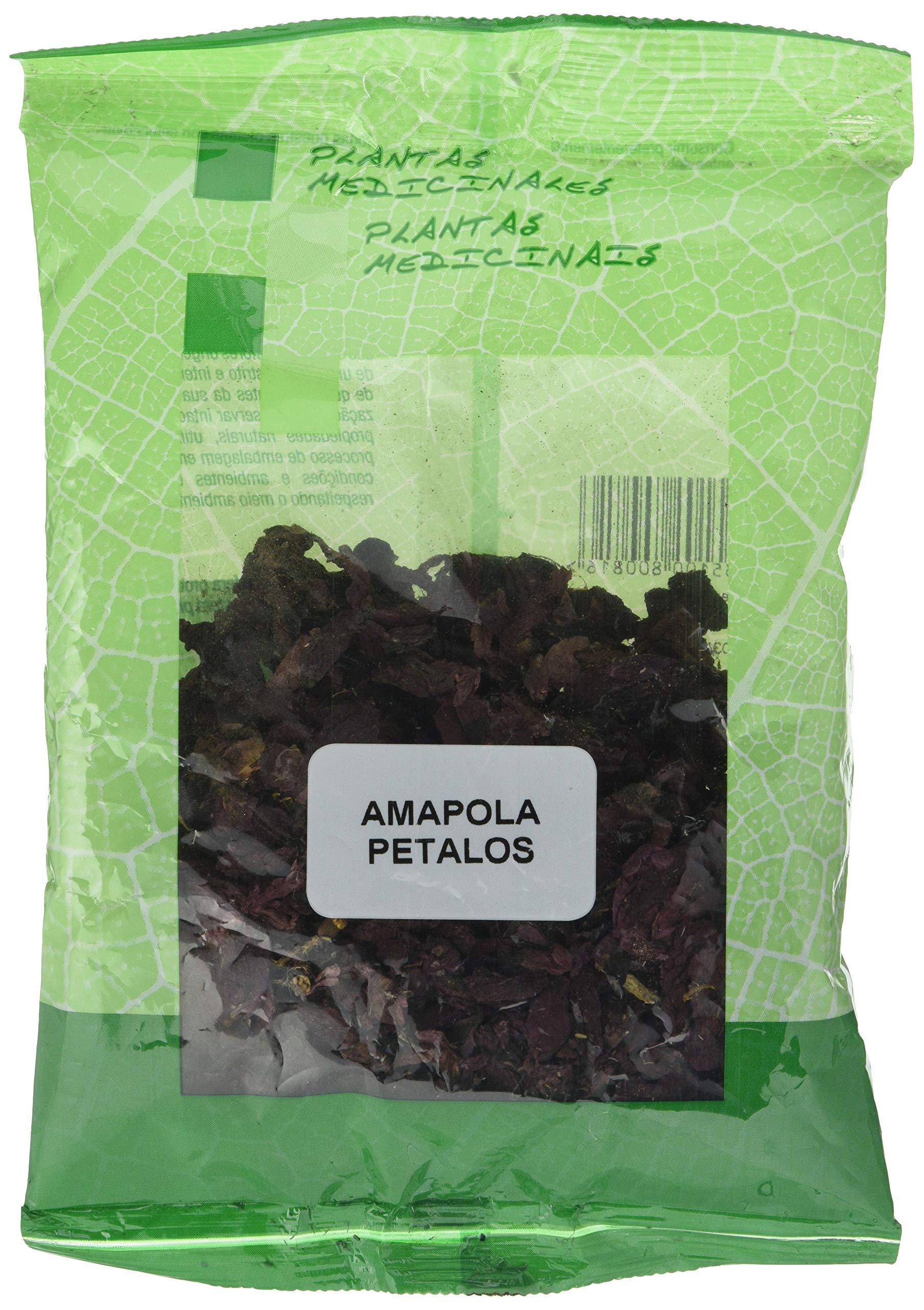 Plameca - Amapola Pétalos Triturados - 25 Gr - Envasado en Atmósfera Protectora