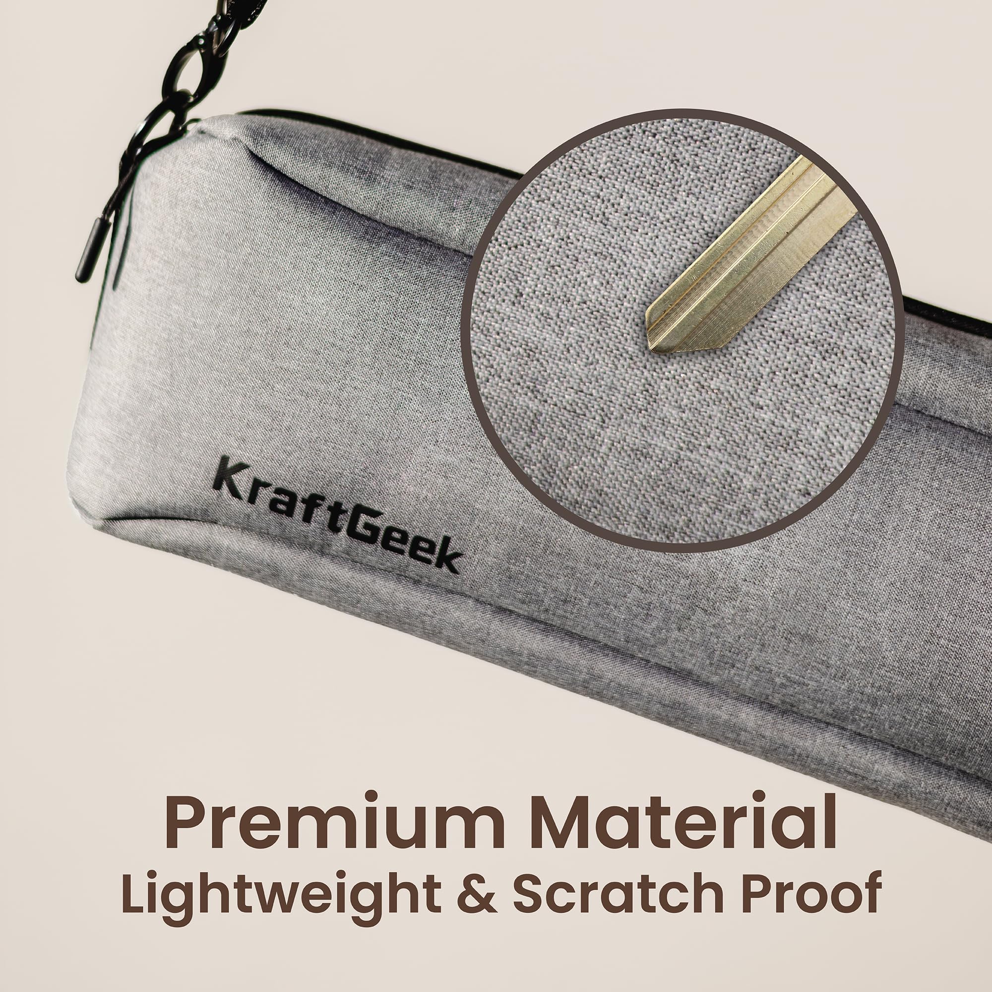 KraftGeek Tragetasche für Notenständer, Einzelne Fächer mit Taschen, Hochbelastbar mit Verstellbare Gurte