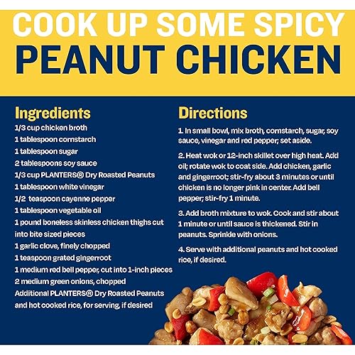 Miniatura 6 de Planters Maníes tostados secos dulces y picantes, 1.75 onzas (paquete de 18)