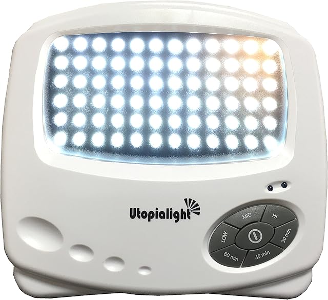 Redstone SAD Light 10,000 Lux LED Energy Efficiency **Medically Certified** with Timer (Utopia)